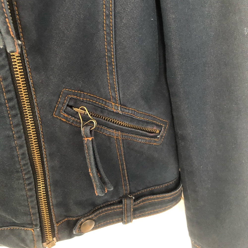 Zara Basic Moto Style Jacket - Size Medium. - image 5